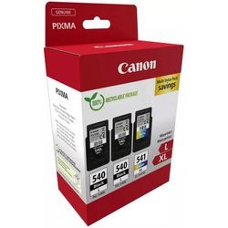 Cartuccia d'inchiostro Canon nero PG540 L e 3 colori CL 541 XL originale