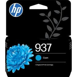 Cartucho de tinta hp 937 original cian