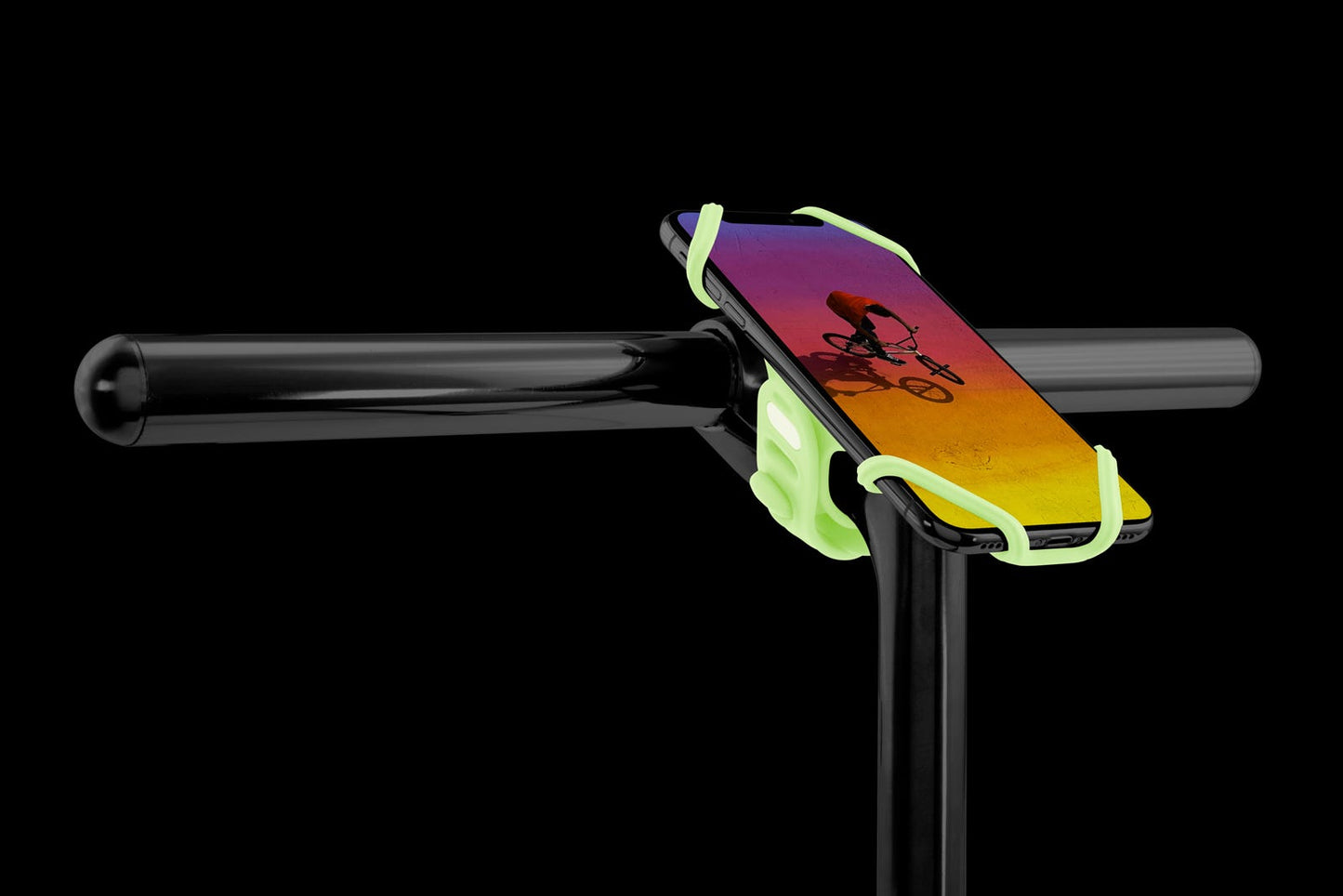 Bonecollection porta smartphone bike tie pro2 si illumina al buio