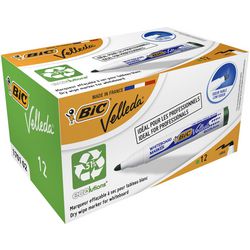 Pennarello per lavagna bianca BIC 1701 Velleda verde rotondo