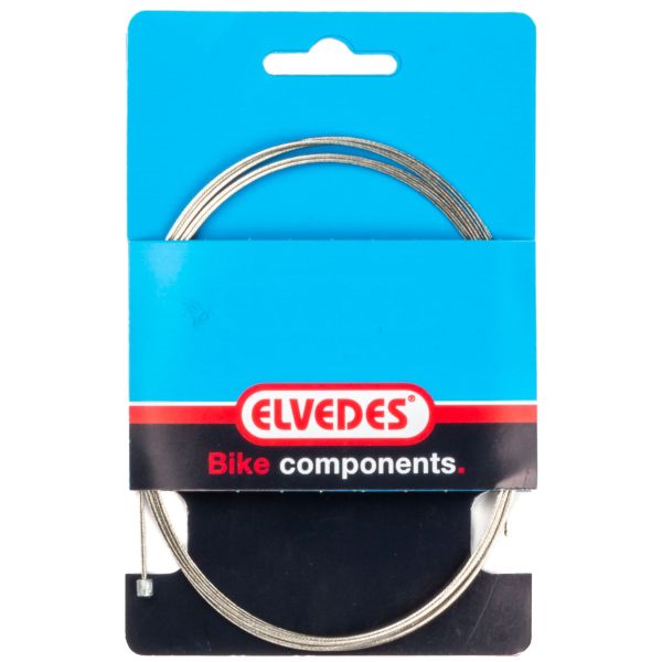 Cable interior de cambio Elvedes 5000mm acero inoxidable ø1.1mm Shimano SRAM N-pezón (en tarjeta)