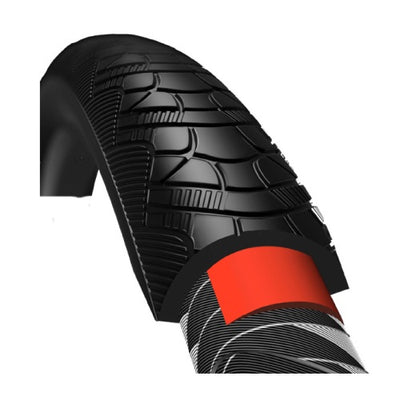 Tire Zeppelin 28 x 1.60 (42-622) Negro