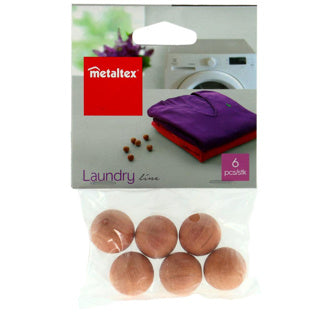 METALTEX METALTEX WOODEN MATBALLS 6 pezzi