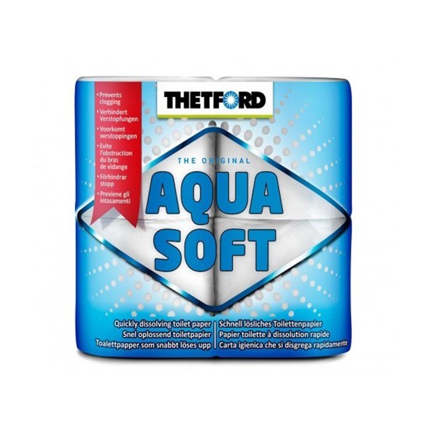 Carta igienica da campeggio Thetford Aqua Soft 4 rotoli