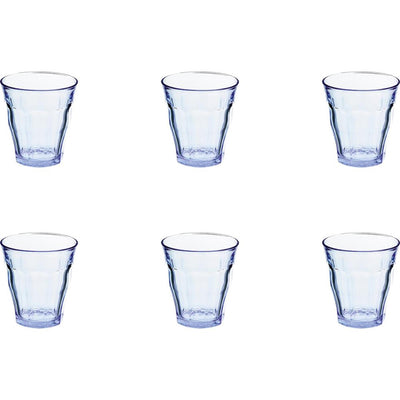 Duralex vetro piccardia blu 200ml 6pz