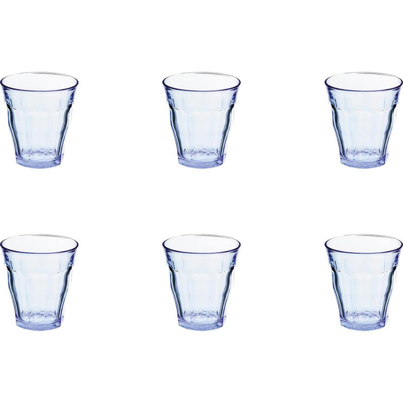 Duralex vetro piccardia blu 200ml 6pz