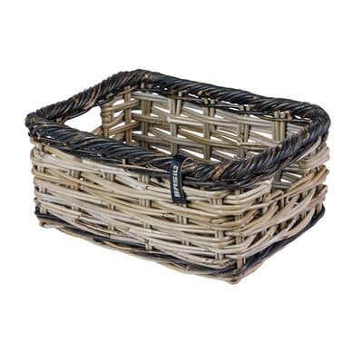 Basil Basket Dijon S rattan grigio nero