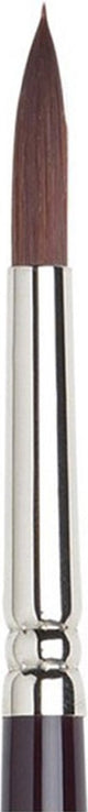 Winsor newton galeria - pincel para pintar acrilico - forma redonda - mango largo - no. 8 cepillos - 4,9 mm
