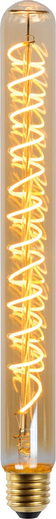 Lucide t32 - filament lamp - ø 3,2 cm - led dimbaar - e27 - 1x4,9w 2200k - amber