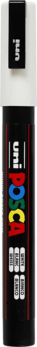 Posca uni uni verfmarker 3m wit