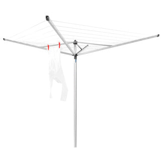 Brabantia Topspinner 40m + ground anchor - Metallic Gray
