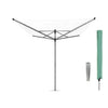 Brabantia Brabantia Lift-O-Matic Droogmolen 60 M Longitud seca + Gancho de tierra y cubierta Metálica Gris