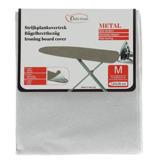 Funda para planchado diario en casa metal 130x46 cm | 5 piezas