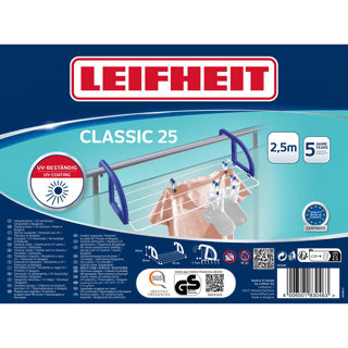 Leifheit Leifheit 83046 25 Hangdroogrek blauw wit