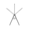 Brabantia Hangon Droogrek, 25 m con asta - Matt nero