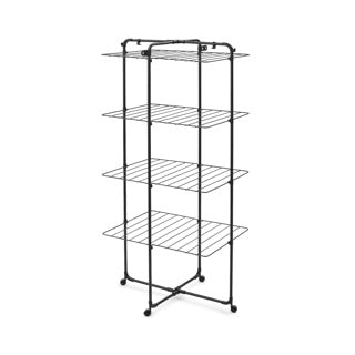Brabantia torre de secado hangon 30 metros negro mate
