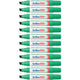 Permanent marker artline 100 ultra 7.5-12mm green slanted environmentally friendly
