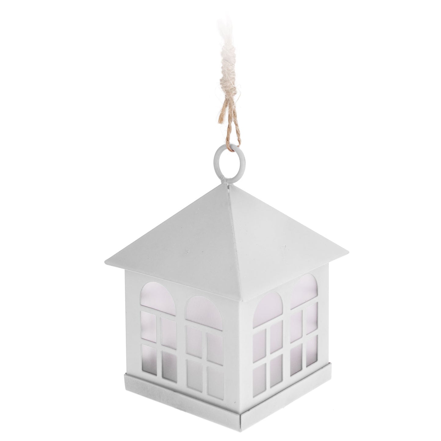 Cottage a sospensione con illuminazione a led bianca