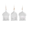 Cottage a sospensione con illuminazione a led bianca