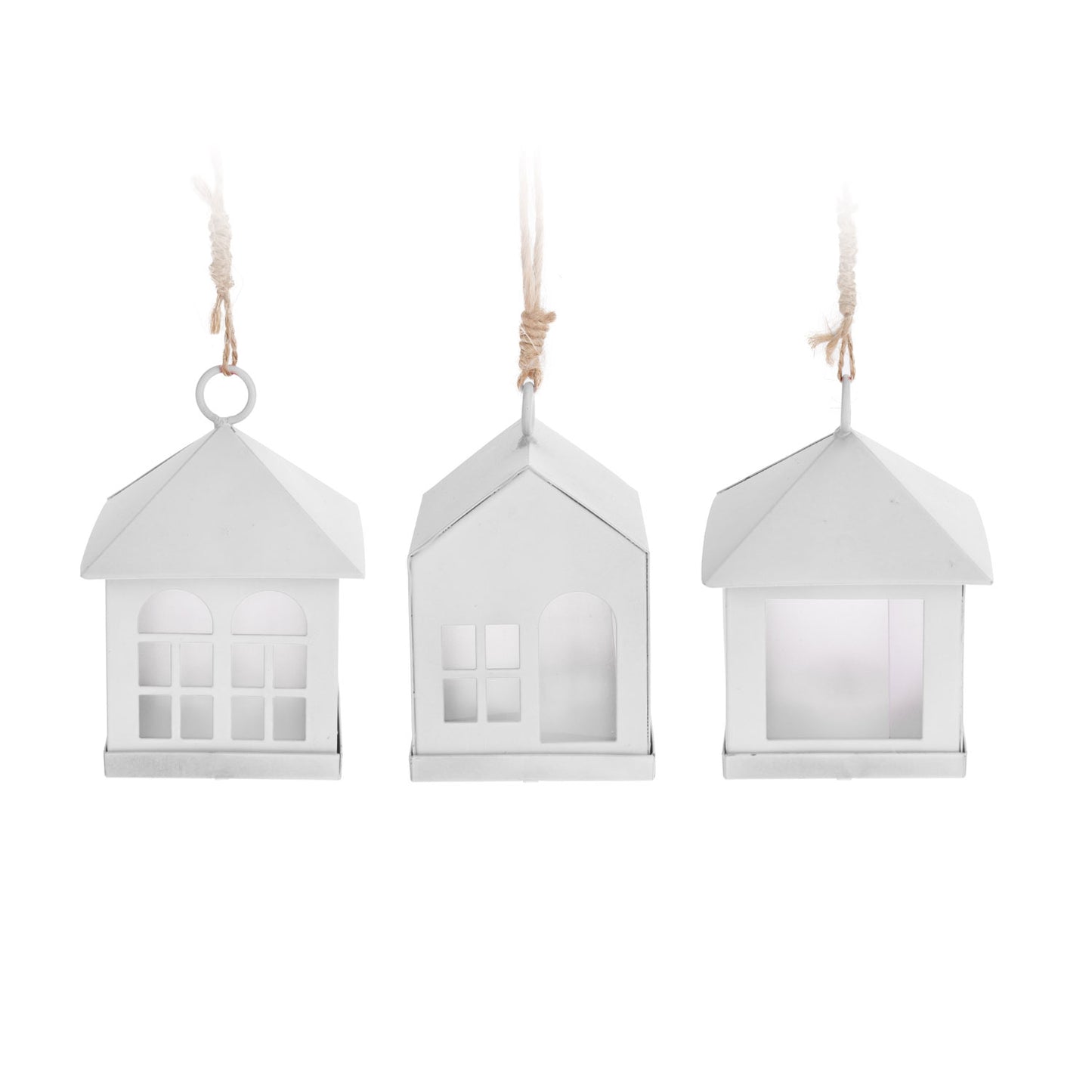 Cottage a sospensione con illuminazione a led bianca