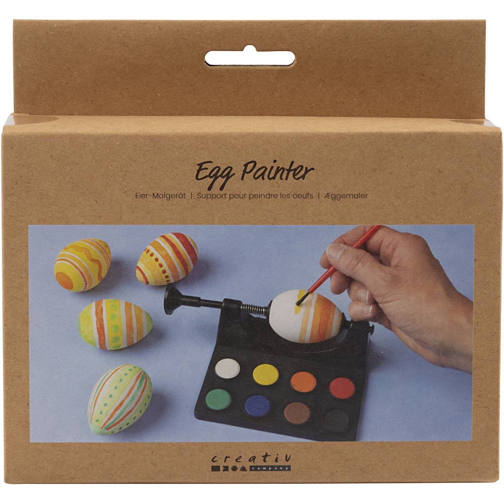 Creativ Company dipinge uova, l: 16,5 cm, nero, 1 set
