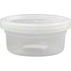 Barattolo di plastica con coperchio Creativ Company, h: 38 mm, d 84 mm, 125 ml, 20 pezzi 1 scatola