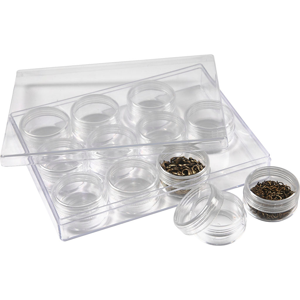 Https: www.cchobby.nl opslagdoos-met-potjes-h-20-mm-d-35-mm-10-ml-12-stuk-1-set