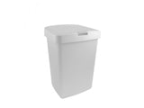 Sunware delta prullenbakr 50 liter klepdeksel wit kunststof 39,7x34,5x56,4cm - afbeelding 1