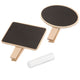 Mini blackboard on clothes peg