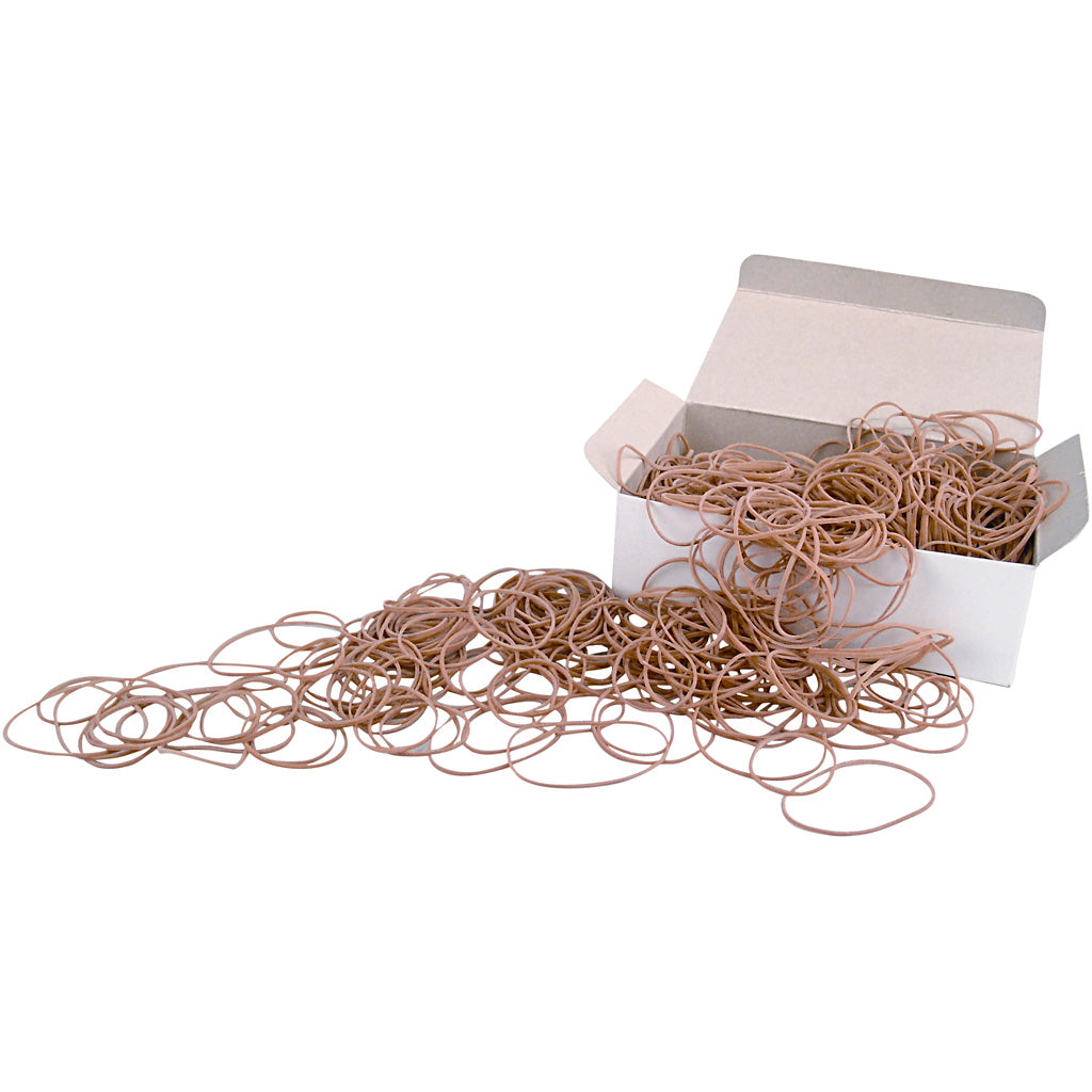 Elastici, d 5-8 cm, spessore 1 mm, ca. 1600 pezzi, 500 g 1 scatola