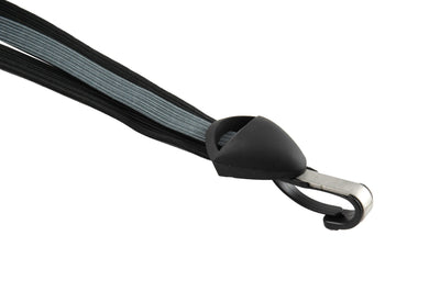 Cordo correa de transporte trío gancho acero inoxidable negro-plata-negro