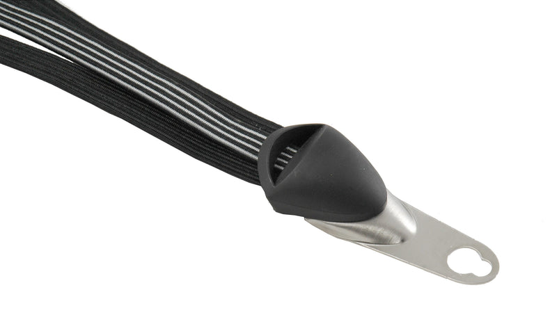 Cordo bungee cord e-bike trio nero-grigio con piastre rimovibili