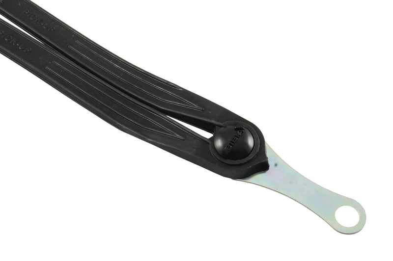 Cordo cuerda elástica de goma clásica negra con placas de eje extraíbles de 12 mm