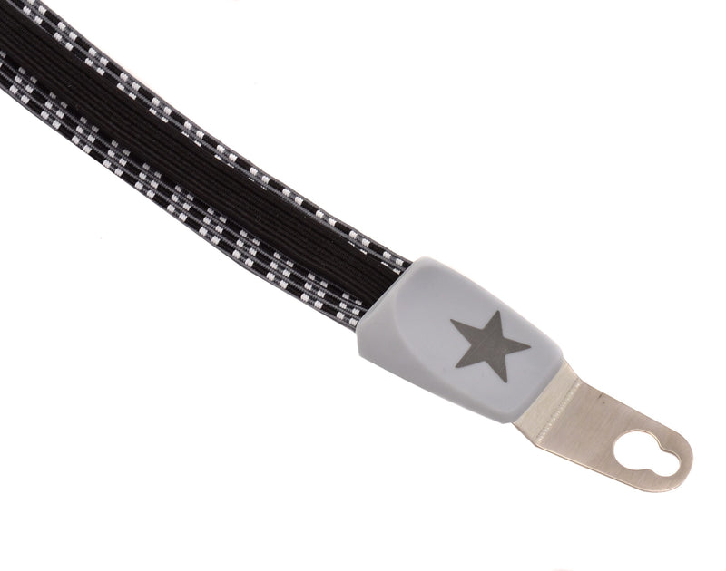 Cordo corda elastica bambino 20 pollici universale nero-bianco-grigio