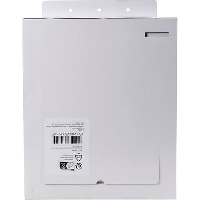 Creativ company delantal desechable, al: 110 cm, a: 80 cm, blanco, 100 piezas 1 caja