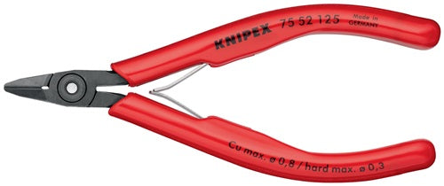 Knipex kracht-zijsnijtang zwart geatramenteerd met meer-componentengrepen 180 mm - 7412180