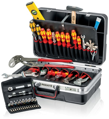 Gama de herramientas Knipex | 52 piezas | en estuche rígido | para instaladores sanitarios | 1 pieza - 00 21 21 hk s