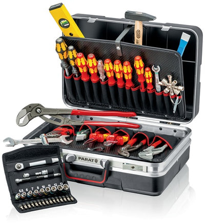 Knipex gereedschapsassortiment | 52-delig | in hardschalenkoffer | voor sanitairinstallateurs | 1 stuk - 00 21 21 hk s