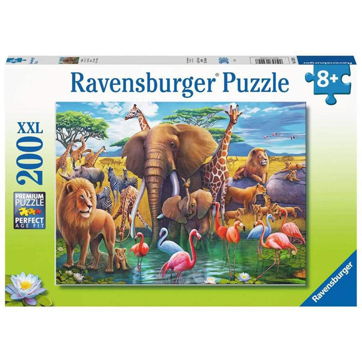 Ravensburger puzzel op safari! - legpuzzel - 200 stukjes