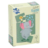 Mini puzzel dieren, 8 puzzelstukjes - afbeelding 3