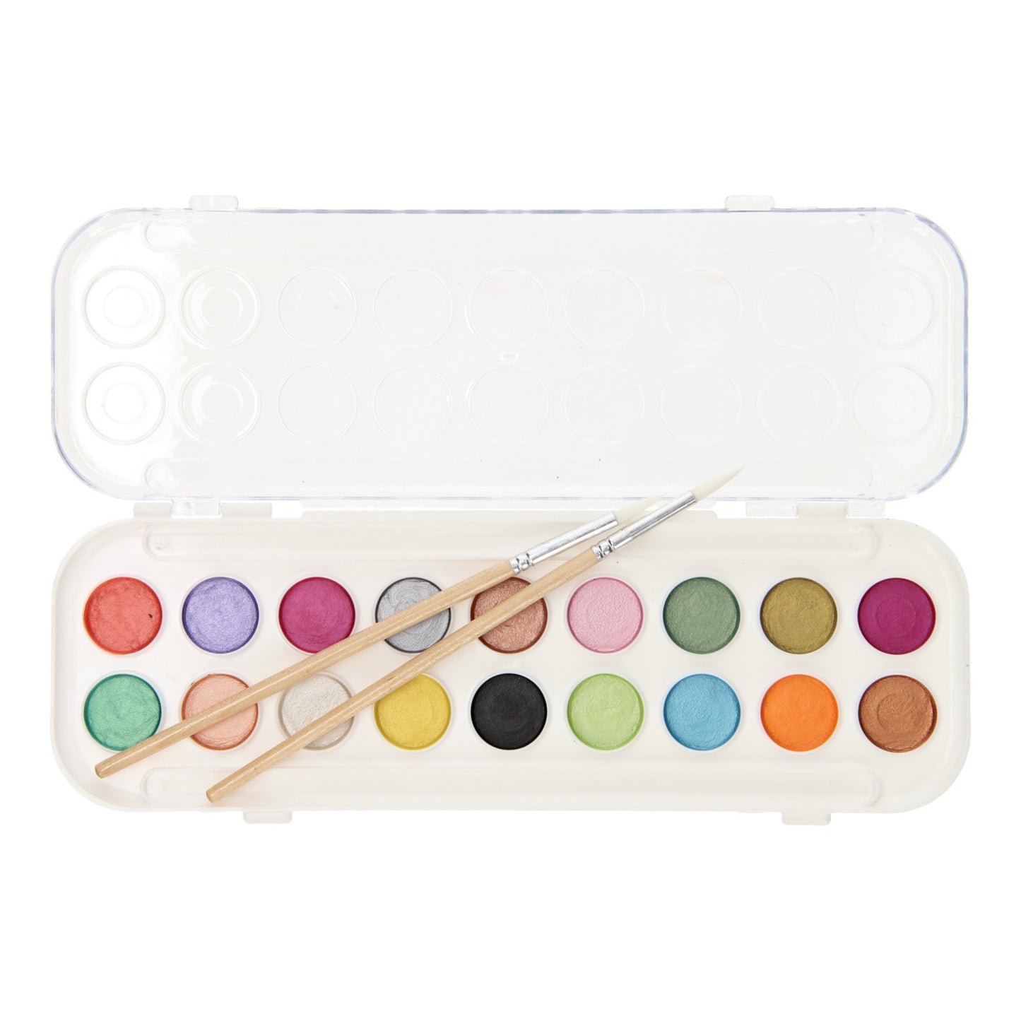 Set watercolor Metallic, 18 colori