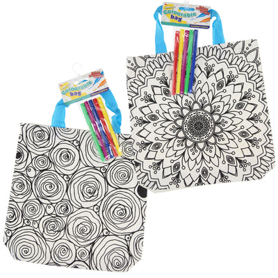 Colorea tu propia bolsa Mandala Roses