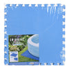 Zwembadtegels foam blauw 50x50cm 9 stuks