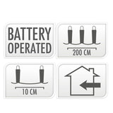 Led verlichting wit, 20 lampjes - afbeelding 3