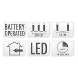LED Verlichting Wit, 30 lampjes - afbeelding 3