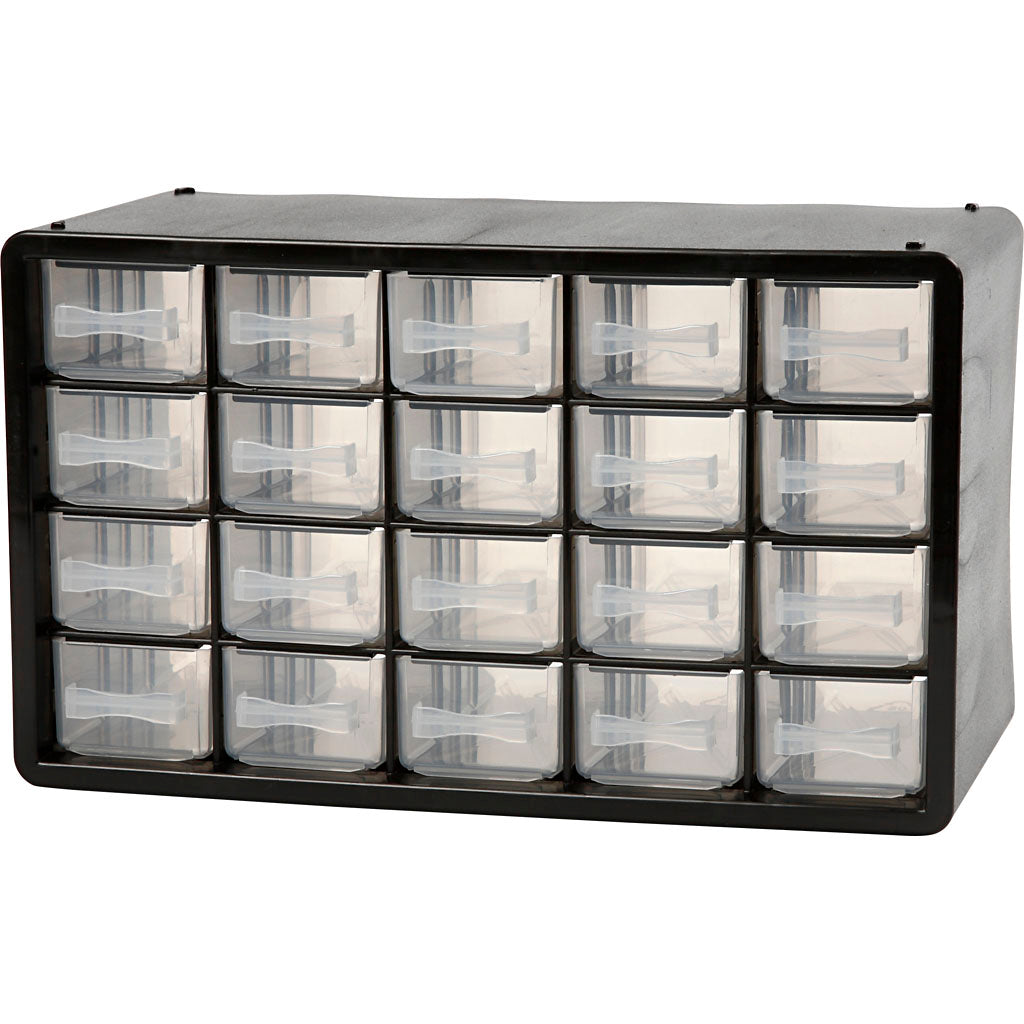 Sistema di archiviazione Raaco, dimensione PC 20, dimensione 18,4x30,5x14,9 cm, dimensione foro 55x37 mm, 1 set