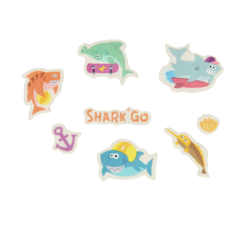 Gummen estableció tiburones, 8st.