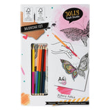Certificate set with colored pencils - afbeelding 1