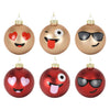 Navidad Bauble Glaszicht, 12º.