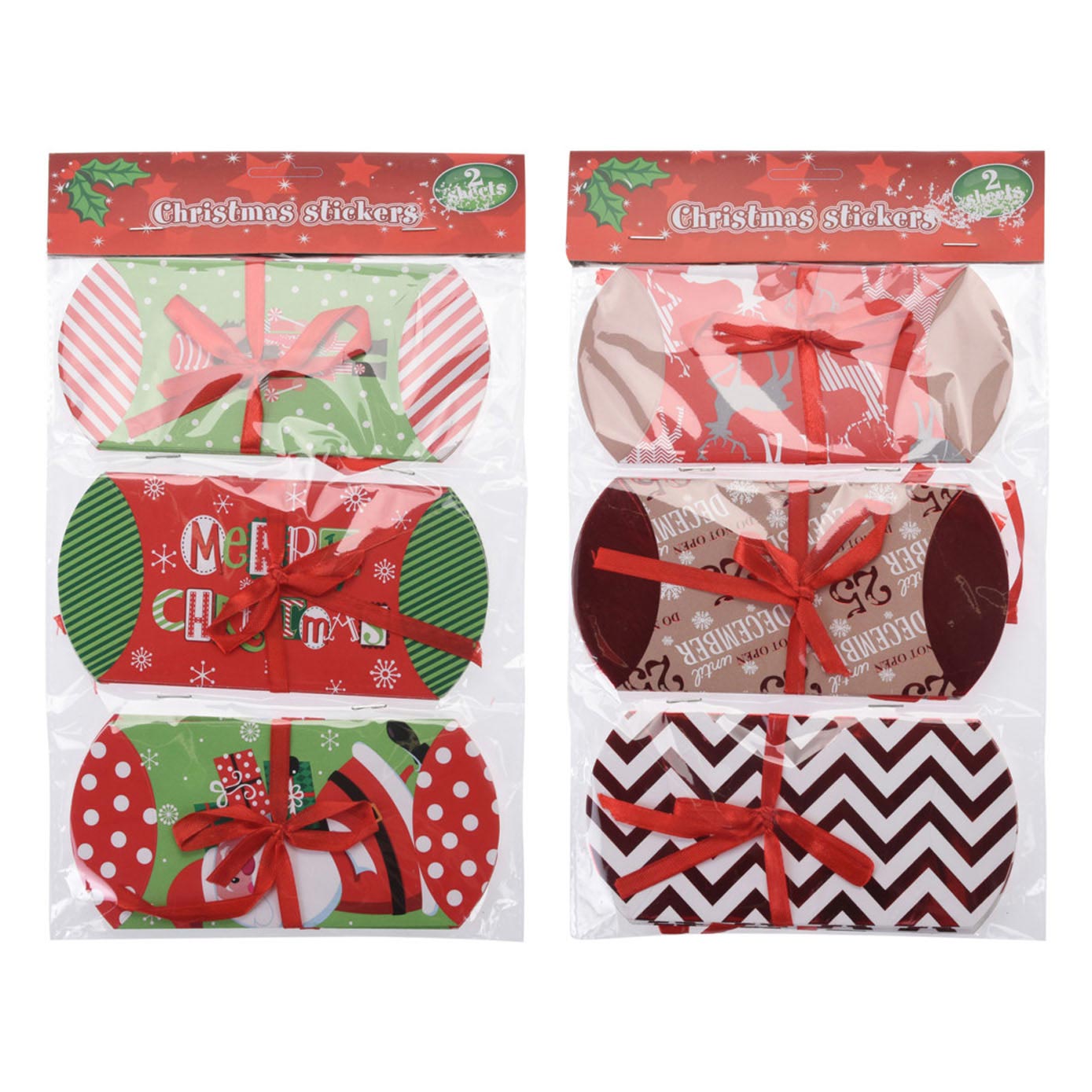Geschenkdoosjes kerst, 9st.